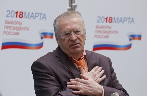 Vladimir Zhirinovsky, ứng viên đảng Dân chủ Tự do. Ảnh: Reuters.