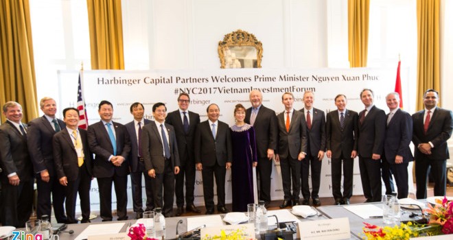 Thủ tướng gặp gần 20 lãnh đạo tập đoàn hàng đầu nước Mỹ
