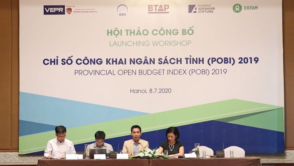 Tăng 4 bậc, Quảng Nam đứng đầu Chỉ số công khai ngân sách cấp tỉnh POBI 2019