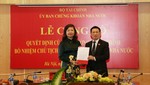 Bà Vũ Thị Chân Phương, Chủ tịch UBCKNN