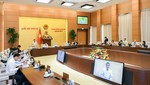 Phiên họp của Ủy ban Thường vụ Quốc hội - Ảnh: Quốc hội