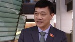 Chủ nhiệm Ủy ban Kinh tế của Quốc hội Vũ Hồng Thanh bên lề hành lang Quốc hội