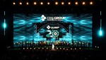 Sân khấu của Đại lễ hội “Hiện thực hóa triệu ước mơ”cùng sự xuất hiện của logo Cen Group mới.