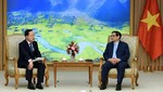 Thủ tướng mong muốn Samsung sẽ tiếp tục là một trong những ngọn cờ đầu thúc đẩy hợp tác kinh tế giữa Hàn Quốc và Việt Nam. Ảnh: VGP