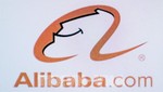 Biểu tượng của Tập đoàn thương mại điện tử Alibaba Group. Ảnh: Reuters 