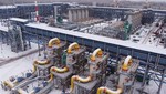 Trạm nén khí PJSC Slavyanskaya của Tập đoàn Gazprom, điểm khởi nguồn của hệ thống đường ống dẫn khí Nord Stream 2, tại Ust-Luga (Nga). Ảnh: Bloomberg/TTXVN