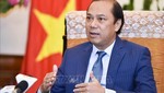 Đại sứ Việt Nam tại Hoa Kỳ Nguyễn Quốc Dũng. Ảnh: TTXVN phát