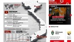 Báo Kronen Zeitung của Áo thông tin về kim ngạch xuất nhập khẩu giữa bang Steiermark của Áo và Việt Nam. Ảnh: TTXVN phát