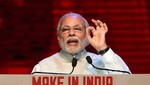 Thủ tướng Ấn Độ Narendra Modi phát biểu tại lễ khai mạc “Tuần lễ Make in India” ở Mumbai năm 2016. Ảnh: AFP
