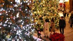 Cây thông được trang hoàng rực rỡ đón Giáng sinh tại San Francisco, Mỹ, ngày 21/12/2021. Ảnh tư liệu: THX/TTXVN