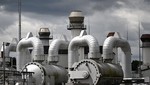 Hệ thống đường ống dẫn khí đốt tại trạm OGE, một trong những trạm trung chuyển khí đốt lớn nhất châu Âu ở Werne, Đức. (Ảnh: AFP/TTXVN)