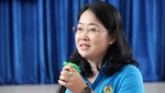 Bà Nguyễn Thị Kim Loan, Chủ tịch LĐLĐ tỉnh Bình Dương - Ảnh: Đình Trọng