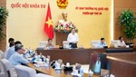Phó Chủ tịch Thường trực Quốc hội Trần Thanh Mẫn kết luận nội dung phiên họp - Ảnh: Media Quốc hội