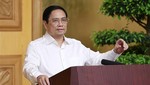 Thủ tướng Chính phủ Phạm Minh Chính phát biểu tại phiên họp - Ảnh: Dương Giang/TTXVN