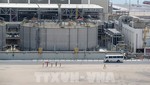 Cơ sở khí ga hóa lỏng và khí tự nhiên hóa lỏng của Qatar ở thành phố công nghiệp Ras Laffan, cách thủ đô Doha khoảng 80km về phía bắc. Ảnh: AFP/TTXVN