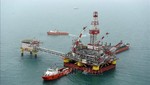 Một cơ sở khai thác dầu của Nga trên biển Baltic