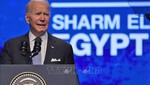 Tổng thống Mỹ Joe Biden phát biểu tại Hội nghị COP27 ở Sharm el-Sheikh, Ai Cập, ngày 11/11/2022. Ảnh: AFP/TTXVN