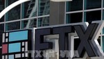 Biểu tượng FTX tại văn phòng của hãng ở Miami, bang Florida, Mỹ