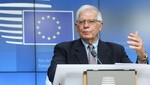 Đại diện cấp cao của EU về chính sách đối ngoại và an ninh Josep Borrell tham dự một cuộc họp báo tại Brussels, Bỉ. Ảnh: Reuters