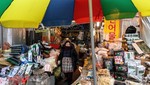 Một quầy hàng tại chợ Namseong ở Seoul, Hàn Quốc. Ảnh: AFP/TTXVN