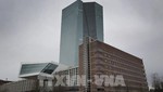 Trụ sở Ngân hàng Trung ương châu Âu (ECB) tại Frankfurt am Main, Đức ngày 12/3/2020. Ảnh: AFP/TTXVN 