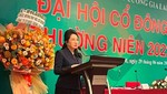 Bà Nguyễn Thị Như Loan, CEO QCGL chia sẻ tại ĐHĐCĐ thường niên 2022