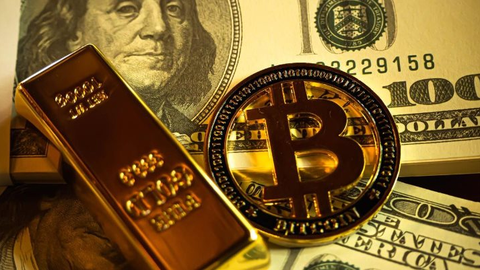 Vàng và bitcoin phập phồng theo nợ công của Mỹ