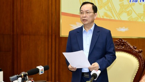 Phó Thống đốc Đào Minh Tú phát biểu tại Hội nghị.