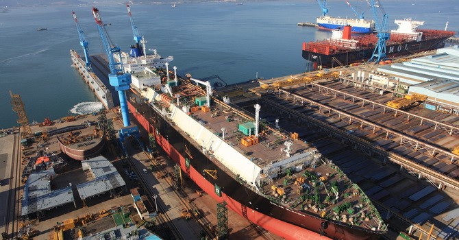 Nhật mạnh mẽ phản đối Hàn Quốc trợ cấp quá nhiều cho ngành đóng tàu 