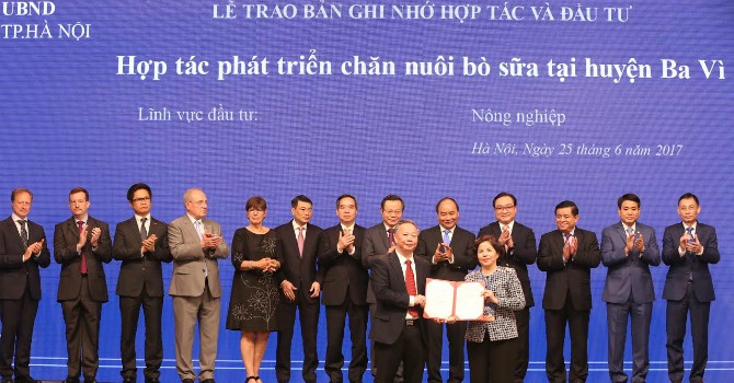 Vinamilk đồng hành cùng sự phát triển của Thủ đô Hà Nội