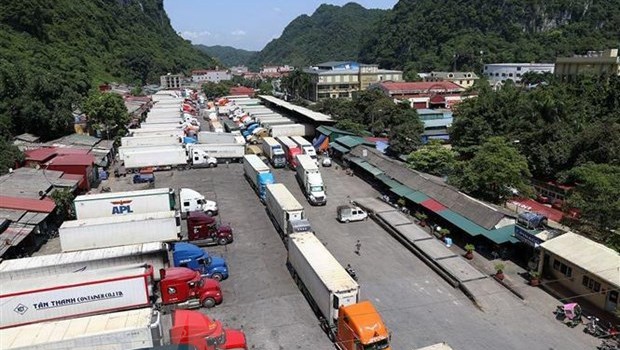 Lạng Sơn: Hàng nghìn tấn nông sản bị ùn ứ tại cửa khẩu Tân Thanh
