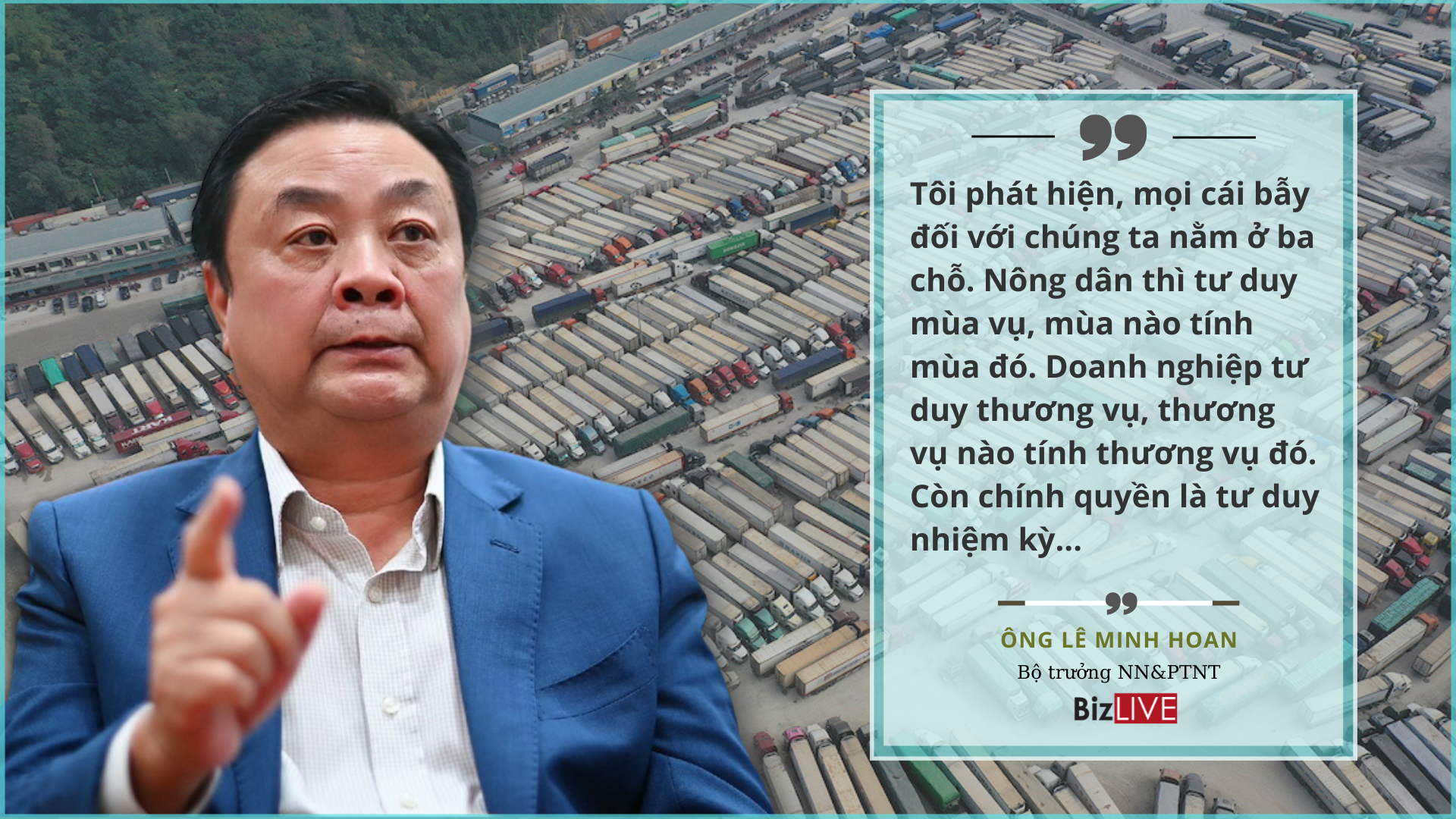 Bộ trưởng Lê Minh Hoan chỉ ra ba điểm yếu cố hữu của ngành nông nghiệp