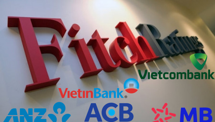 Vì sao Fitch Ratings hạ bậc triển vọng xếp hạng một số ngân hàng Việt?