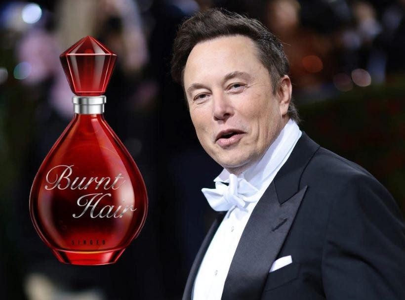 Nước hoa hiệu “Burnt Hair” tiếp tục cháy hàng, thu về tới 3 triệu USD cho Elon Musk. Ảnh: Wonderful Engineering.