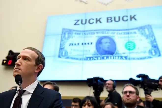CEO Mark Zuckerberg điều trần trước Hạ viện Mỹ vào tháng 10/2019 về vấn đề tiền điện tử Libra. Ảnh: Business Insider.