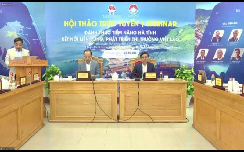 Hội thảo “Đánh thức tiềm năng Hà Tĩnh, kết nối liên vùng phát triển thị trường Việt - Lào"