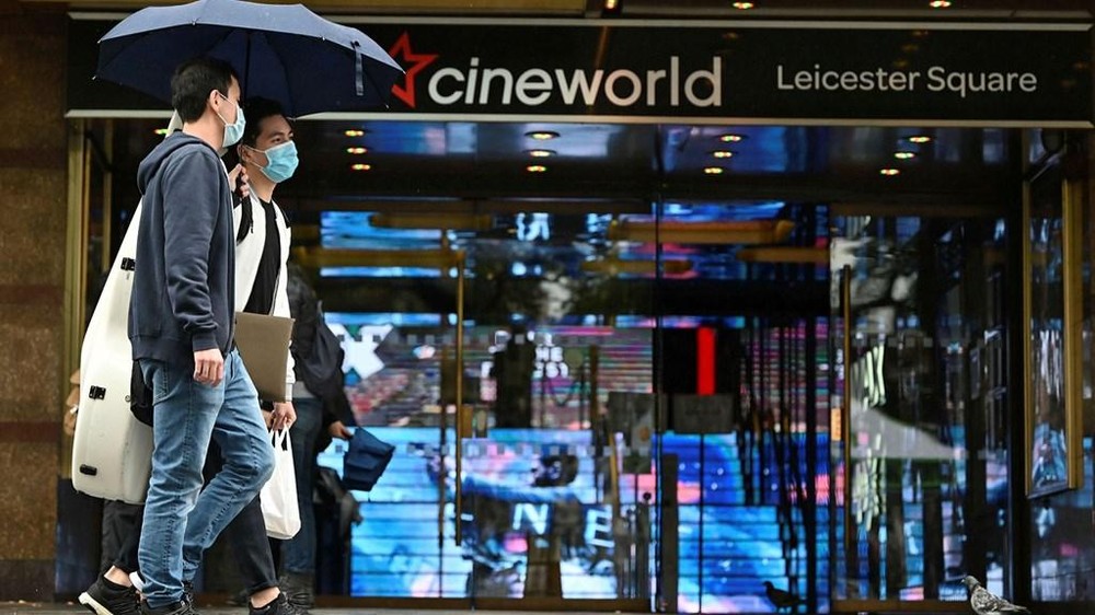 Cineworld, công ty giải trí sở hữu chuỗi rạp chiếu phim lớn thứ hai thế giới đang tính đến lựa chọn nộp đơn phá sản tự nguyện. Ảnh minh họa: AFP