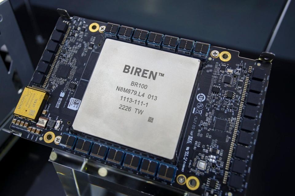 Biren tuyên bố GPU tiến trình 7 nm mới với tên gọi BR100 của tốt gấp 3 lần so với các sản phẩm tương đương trên thị trường. Ảnh: Handout.