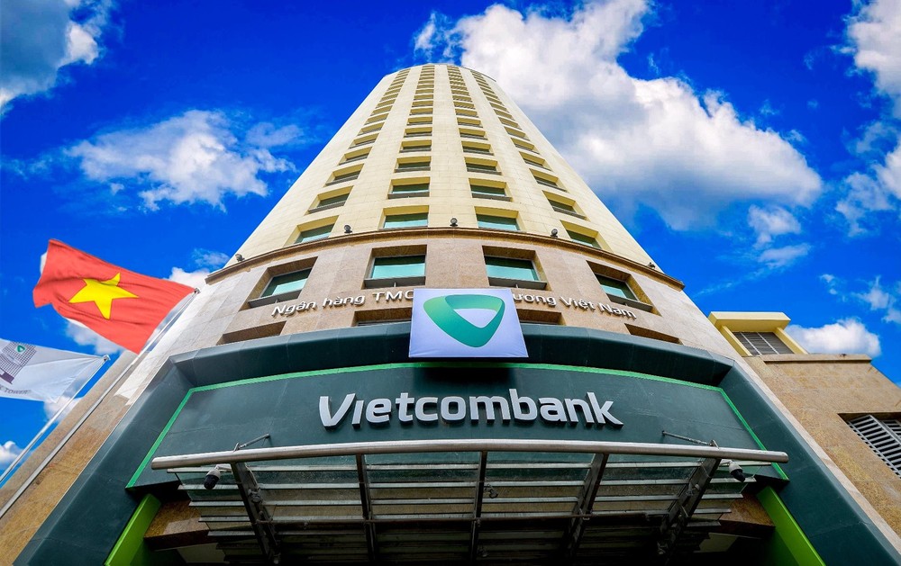 Trụ sở ngân hàng Vietcombank.