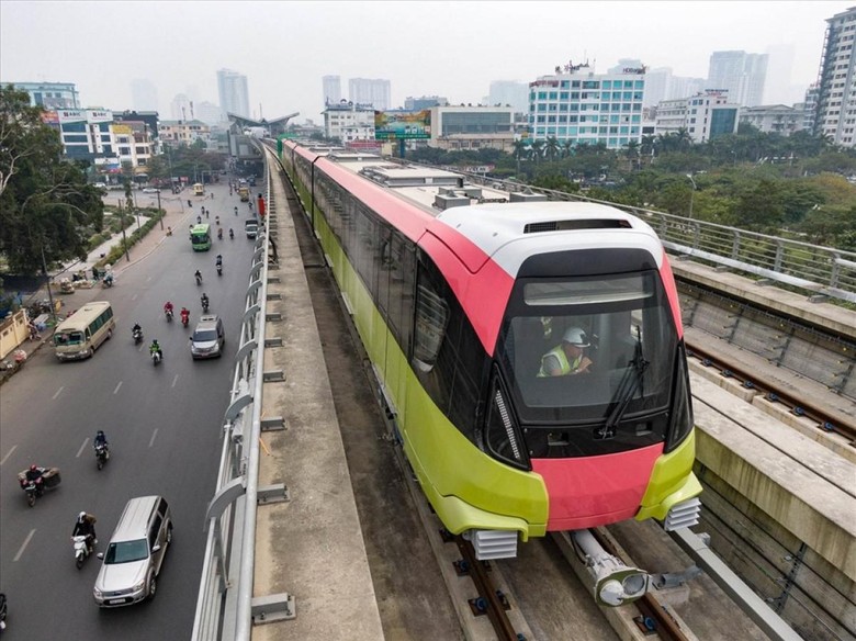 Dự án đường sắt Nhổn - ga Hà Nội lùi tiến độ hoàn thành đến năm 2029. Ảnh: Vũ Điệp