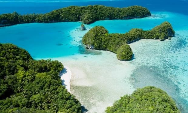Các điểm đến tại Palau đang vắng hơn bình thường. Ảnh: The Guardian.