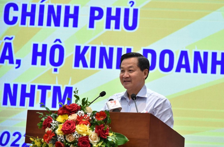 Phó thủ tướng Lê Minh Khái phát biểu tại hội nghị ngày 06/7 - Ảnh: VGP