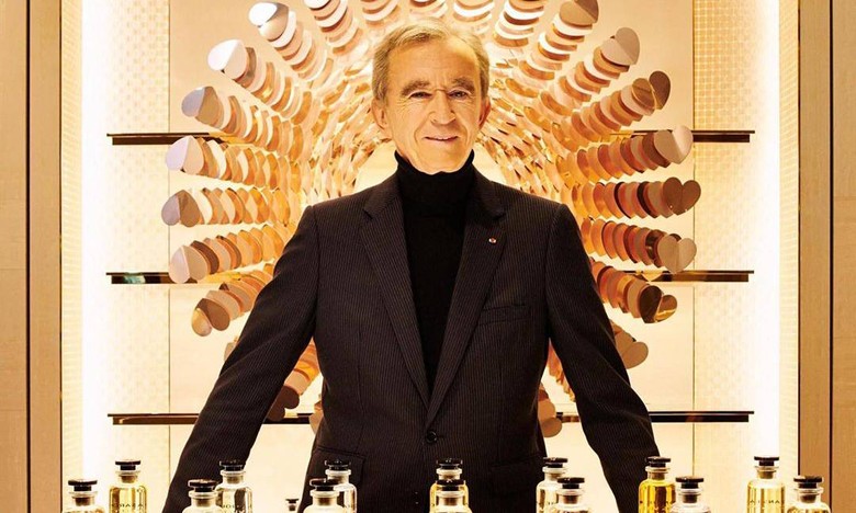 Giám đốc điều hành LVMH, Bernard Arnault, người giàu nhất thế giới theo bảng chỉ số tỷ phú của Forbes.