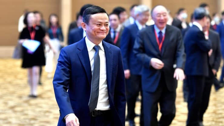Tỷ phú Jack Ma trong một sự kiện vào tháng 10/2020 - Ảnh: GettyImages