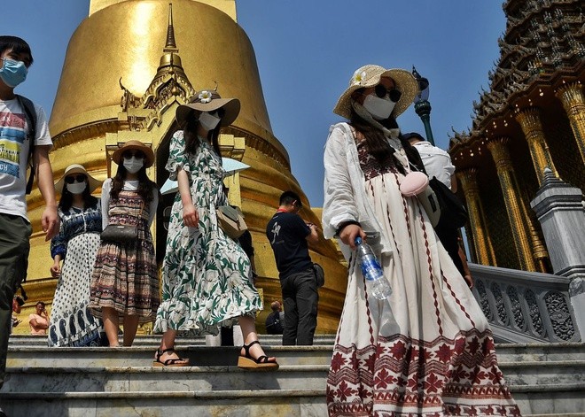 Thái Lan là quốc gia có số ca nhiễm virus corona cao nhất bên ngoài Trung Quốc. Ảnh: Bloomberg.
