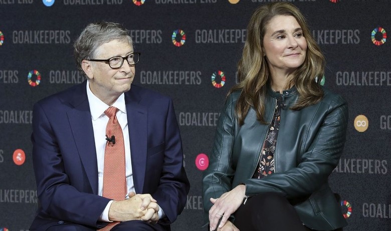 Bill Gates và Melinda Gates trước khi ly hôn. Ảnh: AFP/Getty Images
