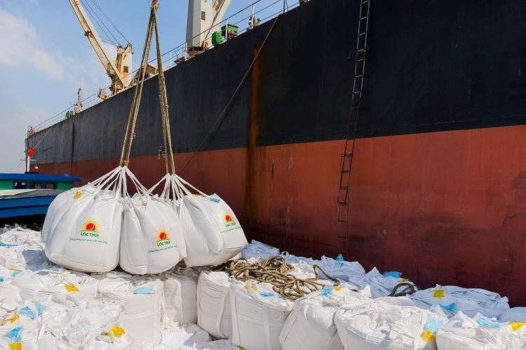 Lô gạo xuất khẩu cuối cùng của tập đoàn hơn 4000 tấn cho thị trường châu Âu - Ảnh LTG 