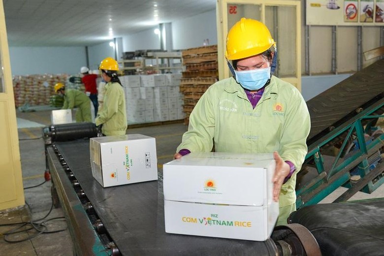 Lộc Trời vừa hoàn tất xuất khẩu gần 500 tấn gạo thương hiệu “Cơm ViệtNam Rice” của tập đoàn trong tháng 6/2022 