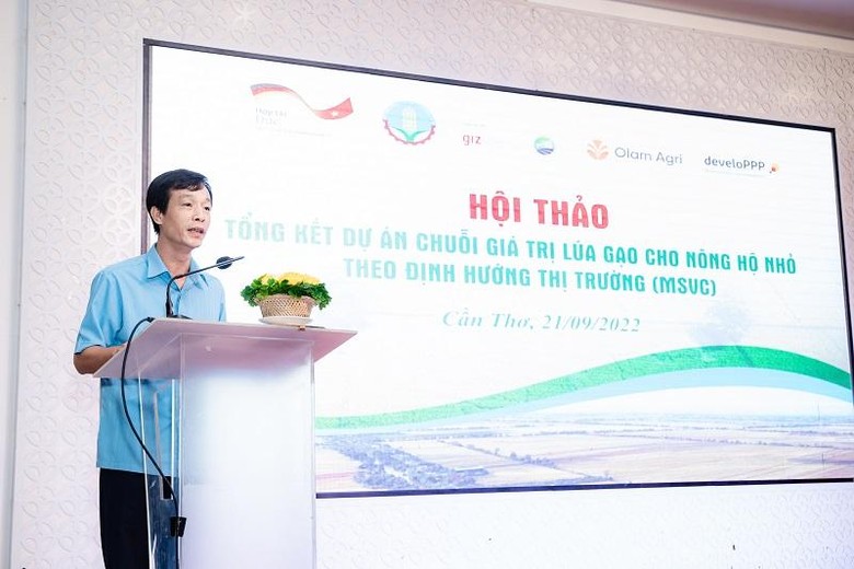 ông Vũ Văn Tiến – Phó cục trưởng Cục Kinh tế hợp tác và Phát triển nông thôn (DCRD) 