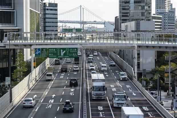 Đường phố Tokyo (Nhật Bản), tháng 11/2021. (Ảnh: AFP/TTXVN)